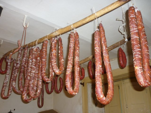 la stagionatura della salsiccia